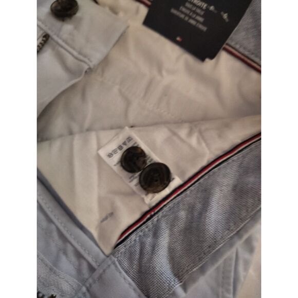 NWT Tommy Hilfiger THFlex Tommy Straight Chino Size 30x34 Breezy Blue 78JA567 - Picture 11 of 14